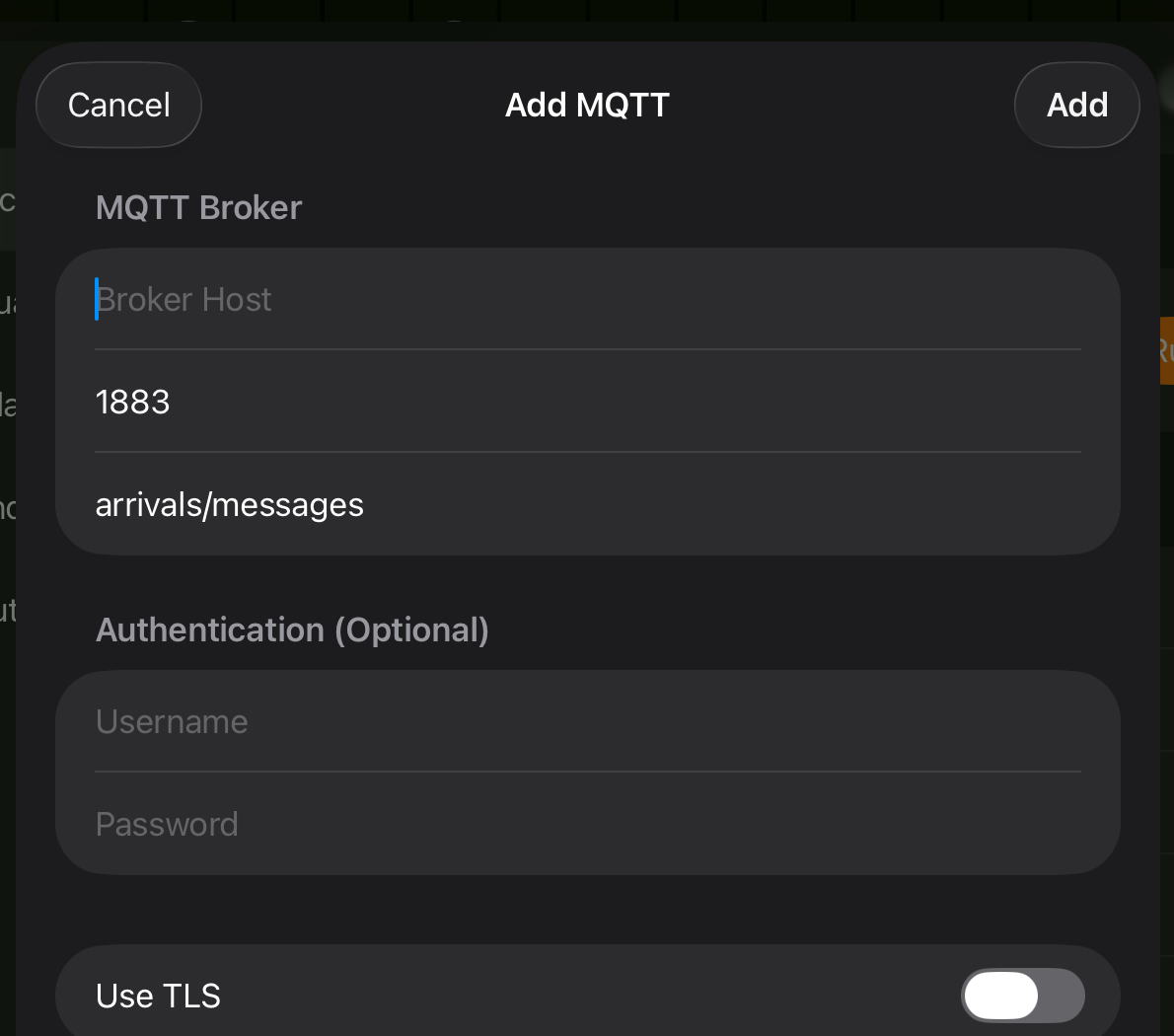 Add MQTT sheet