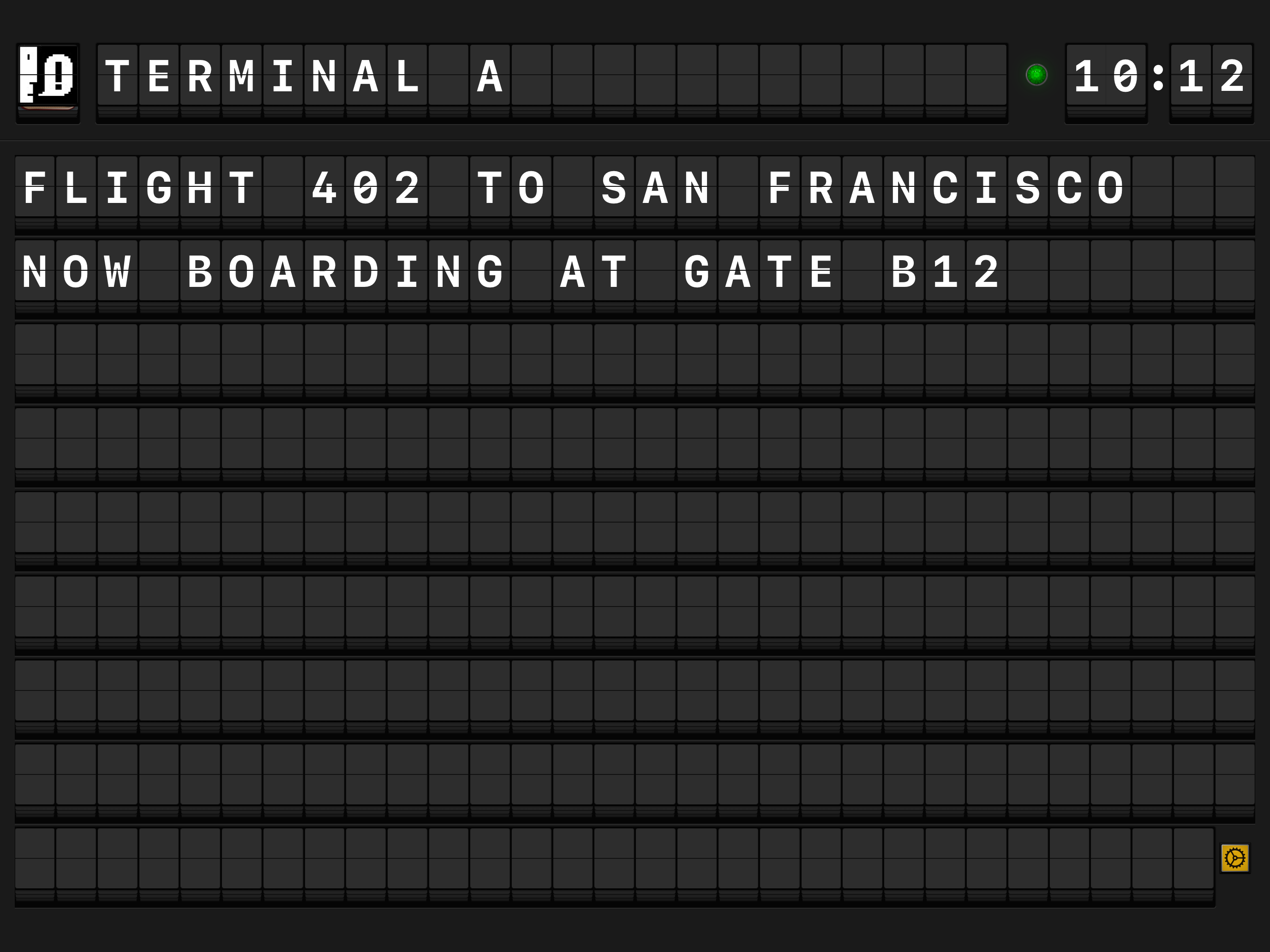 Board overview screenshot