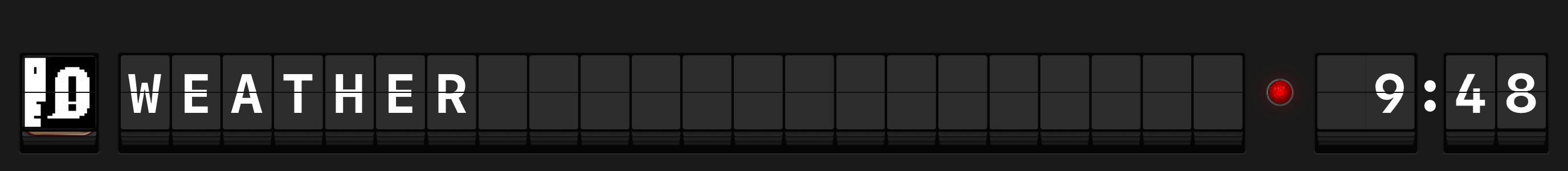 Red indicator lamp — urgent