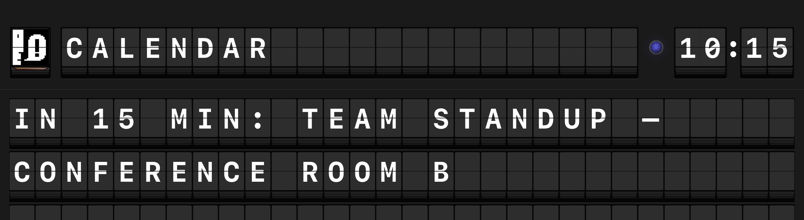 Calendar source on the board