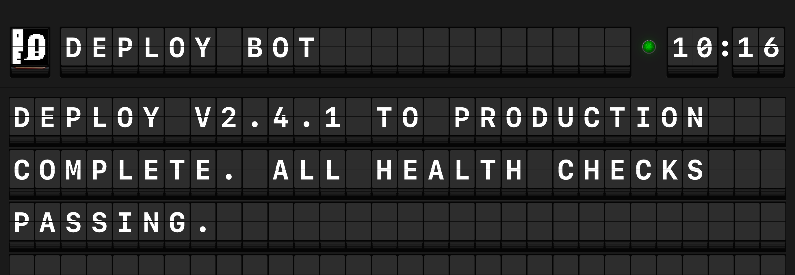 Push notification on the board
