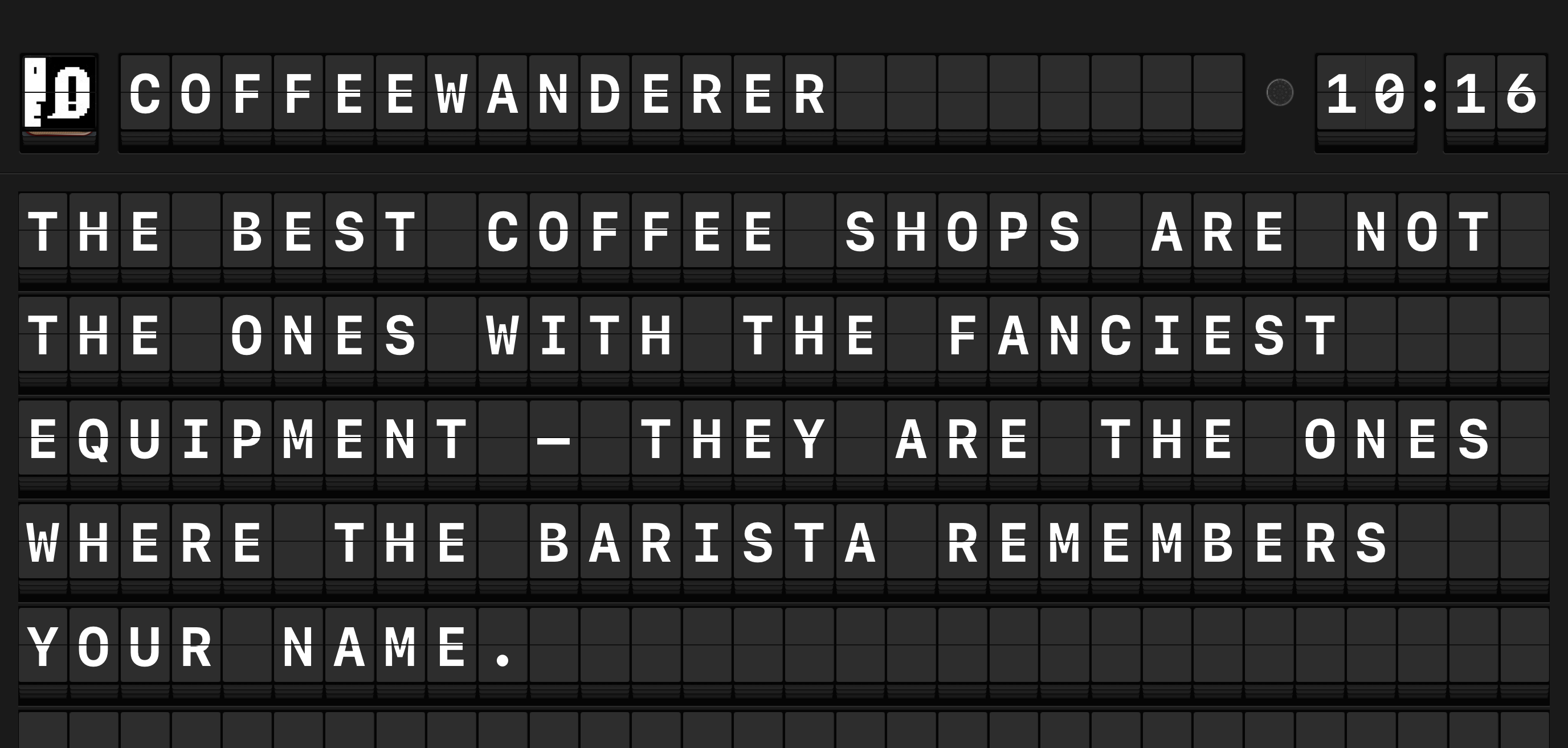 Threads source on the board